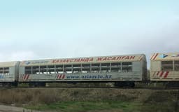 Вагон-сетка для перевозки автомобилей